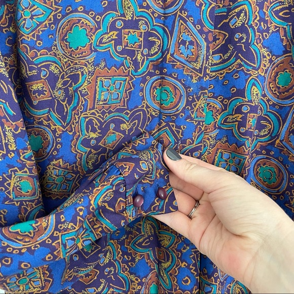 Vintage Sophisticates by Pendleton Abstract Blouse - Picture 6 of 8